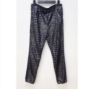 Free People Silver Sequin Pants